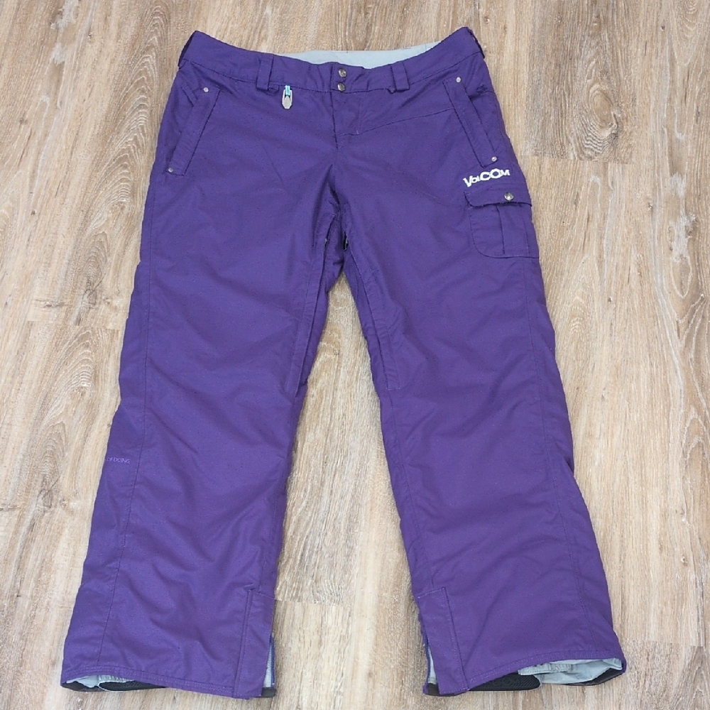 ❤️💜Women's Volcom Thermonite Team Fit Purple Snow Pants size XL ❤️💜